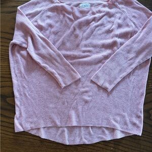 Lou & Grey Soft Pink Crewneck Sweater